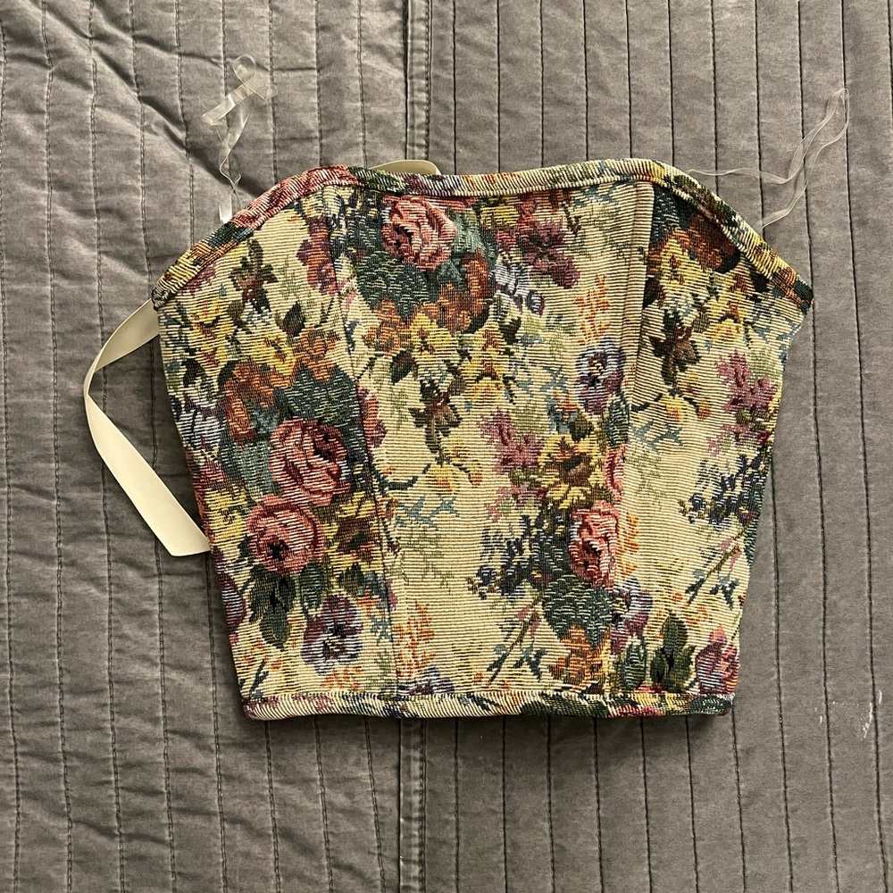 Floral Tapestry Women's Bag
